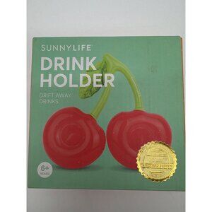 SunnyLife Inflatable Cherry Drink Holder 42cm/17" Pool & Land Use Original Desig
